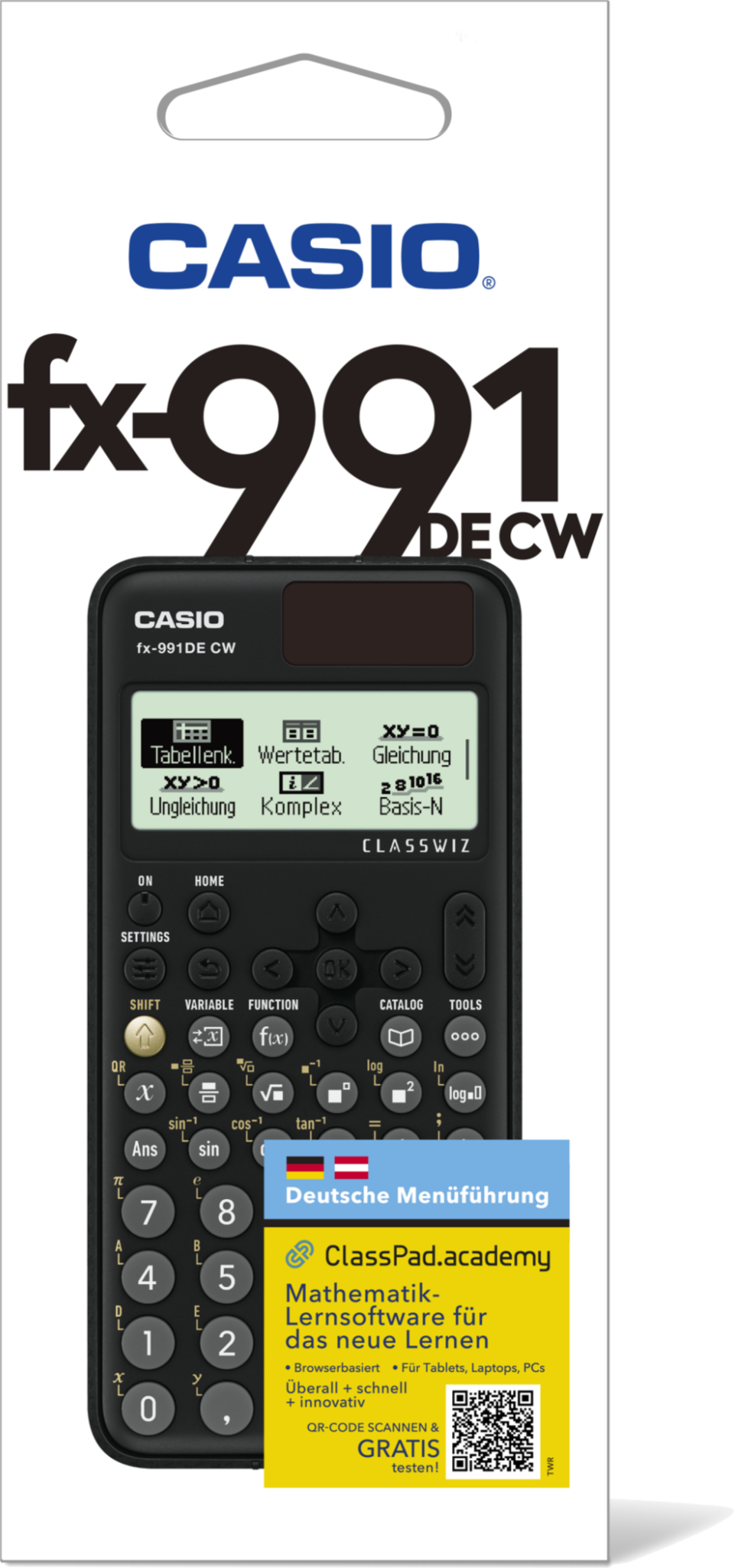 Casio FX-991 DE CW ClassWiz Schulrechner 