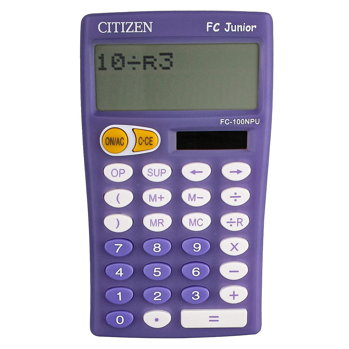 Citizen FC 100N PU Junior Schulrechner in violett 