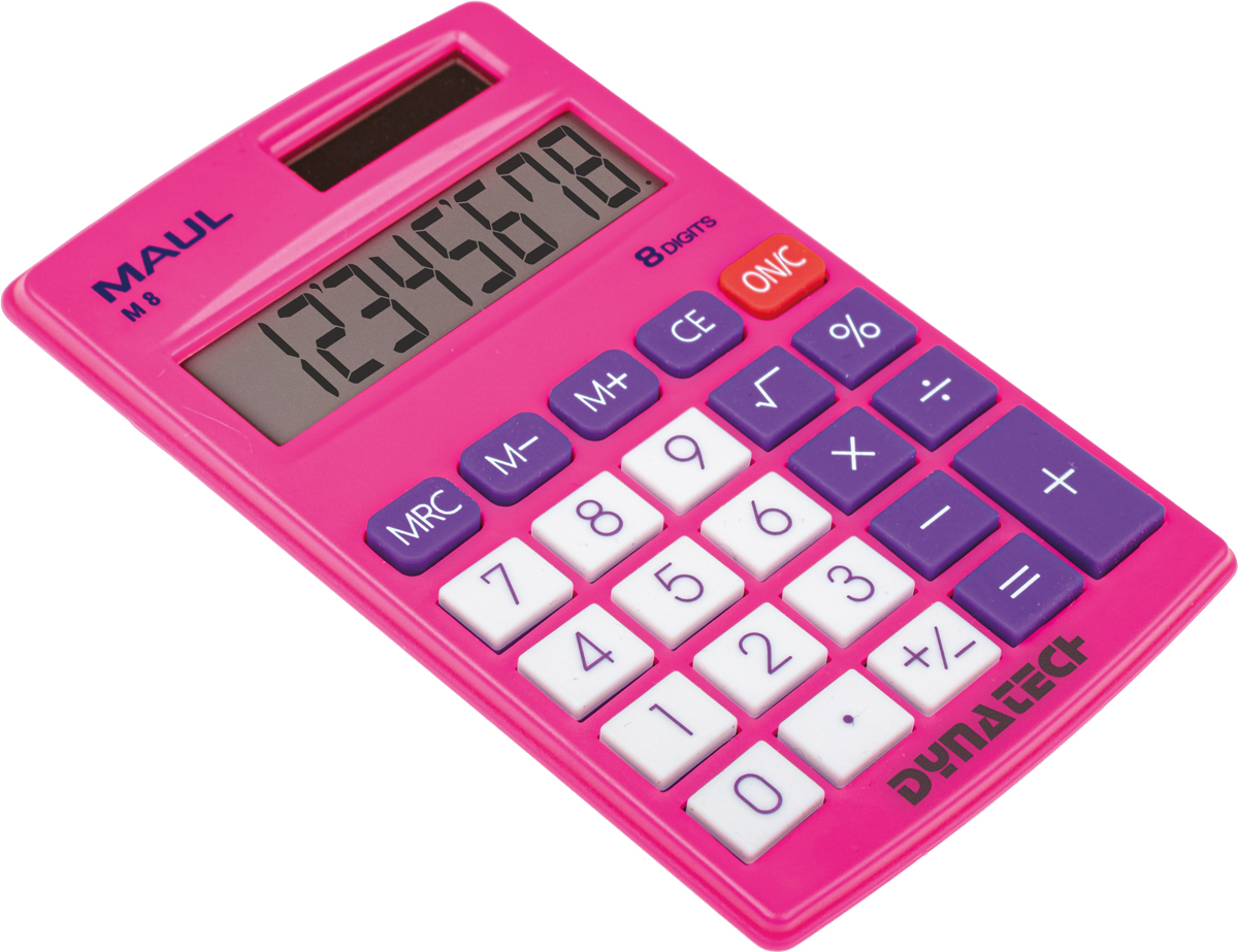 MAUL Taschenrechner M 8, pink 