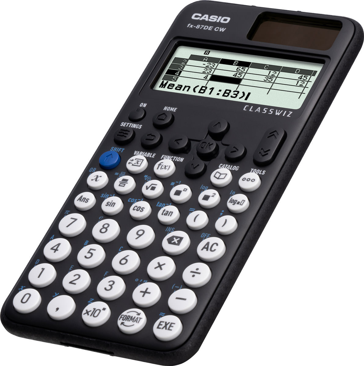 Casio FX-87 DE CW ClassWiz Schulrechner mit Herz-Bedruckung (Motiv 04)