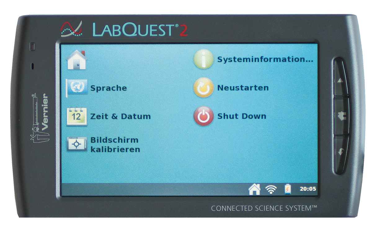 Vernier LabQuest2 Messwerterfassungssystem LABQ Display/200MB/microSD-Card-Slot/USB-Zubehör