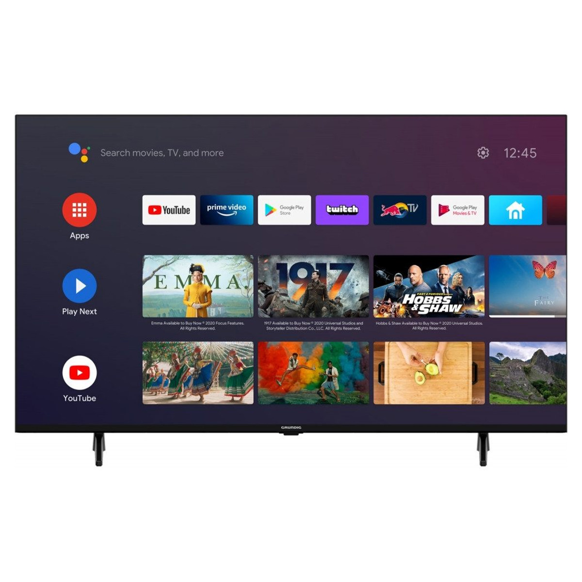 Grundig 43 VCE 223 Smart LED TV 4K, Android-System, Dolby Digital, HDR 