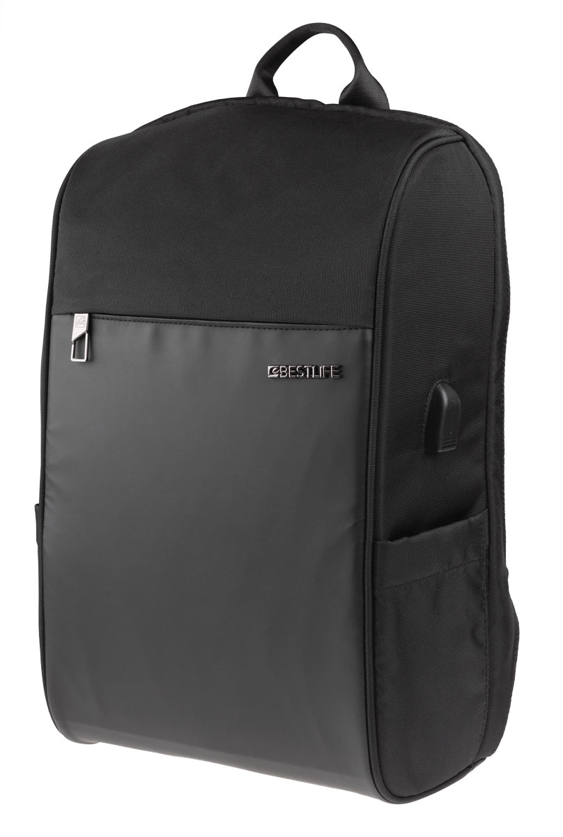 BestLife TravelSafe Relleu RUCKSACK Laptop Rucksack für 15,6'' + USB Connector