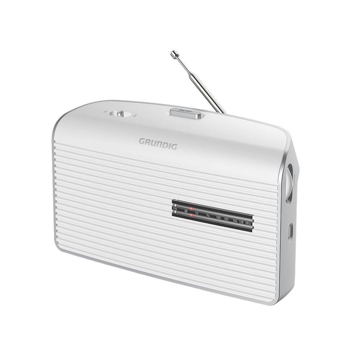 Grundig Music 60X WS Tischradio, RDS, Batterie- und Netzbetrieb, Weckfunktionen Kopfhöreranschluss