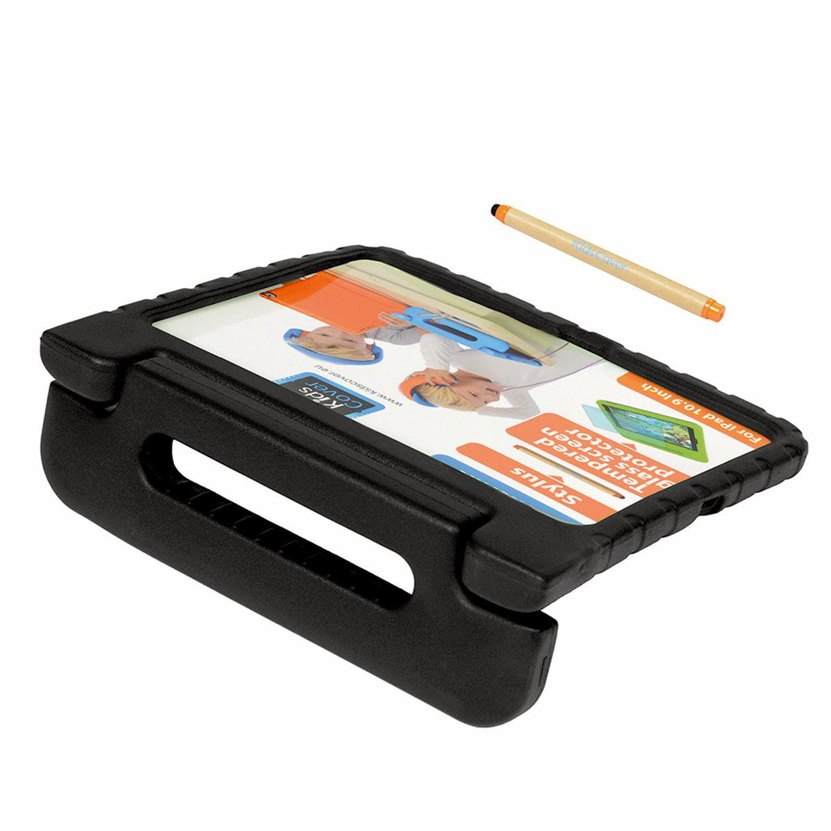 PARAPROJECT® KidsCover schwarz, inkl. Stylus, für Apple iPad® 10.9 (27,7cm) 10. Generation