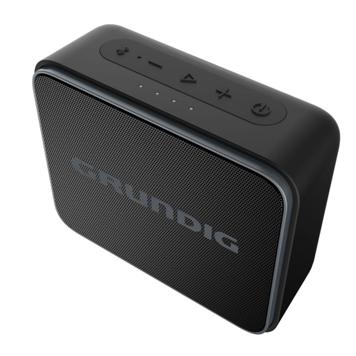 Grundig Jam Black Bluetooth Speaker 3,5 Watt | Streaming | Freisprechen Rufannahme, Powerbank, Mikrofon, wasserfest