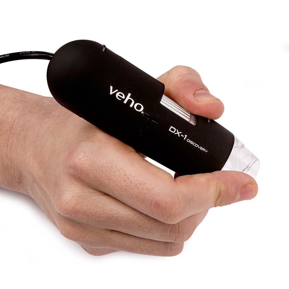 Veho VMS-006-DX1 Discovery USB-Mikroskop, schwarz, AVI, bis zu 200-fache digitale Vergrößerung