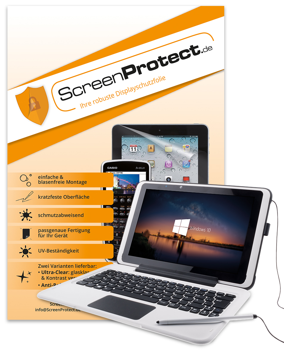 ScreenProtect Displayschutzfolie AntiReflex für scieneo.ardeo2 (Folie+Microfasertuch)