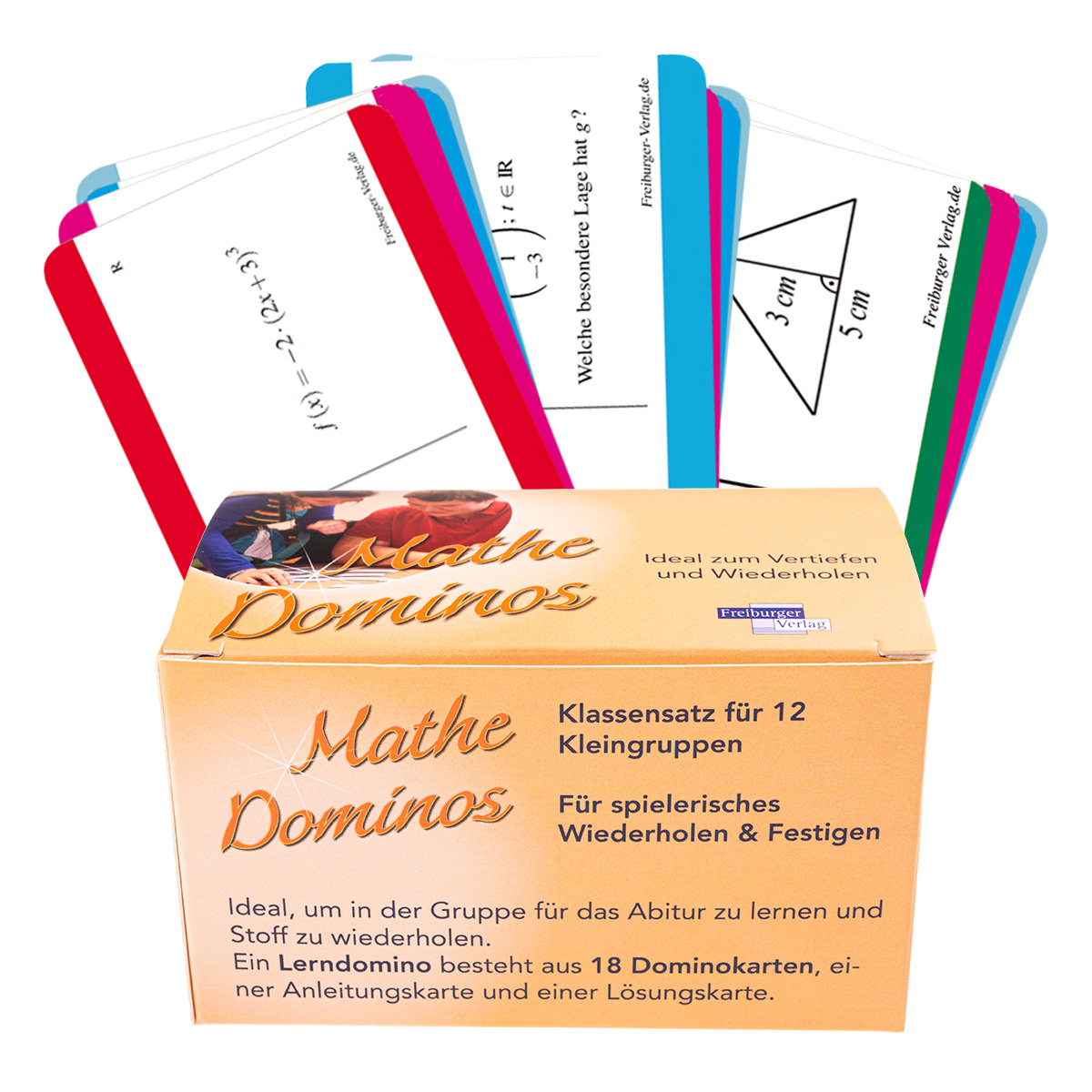 DynaTech Dominos für TI-30 X Plus MathPrint 240x Lernspielkarten/hochmotvierend/für 12 Gruppen