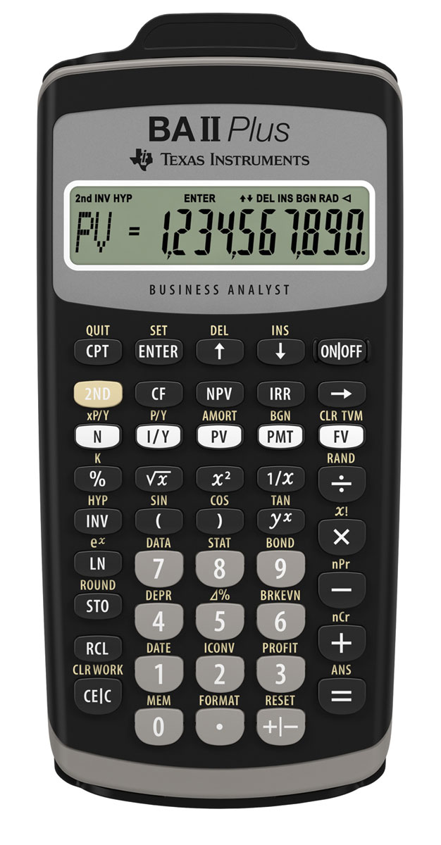 TI-BA II Plus Finanzrechner Texas Instruments 