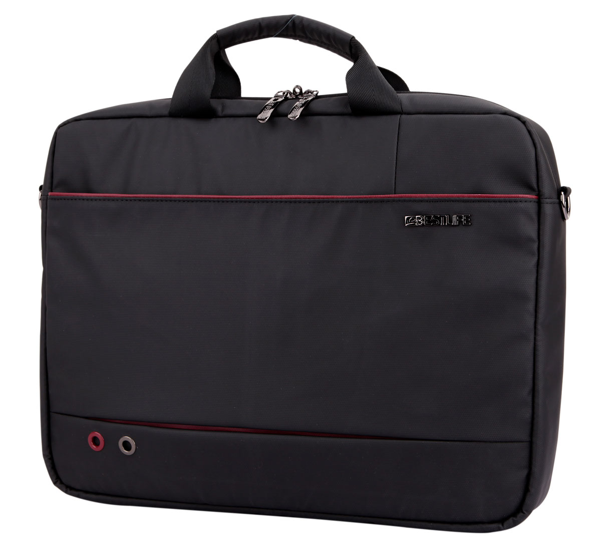 BestLife Business Quark UMHÄNGETASCHE schwarz Laptop Briefcase für 15,6''