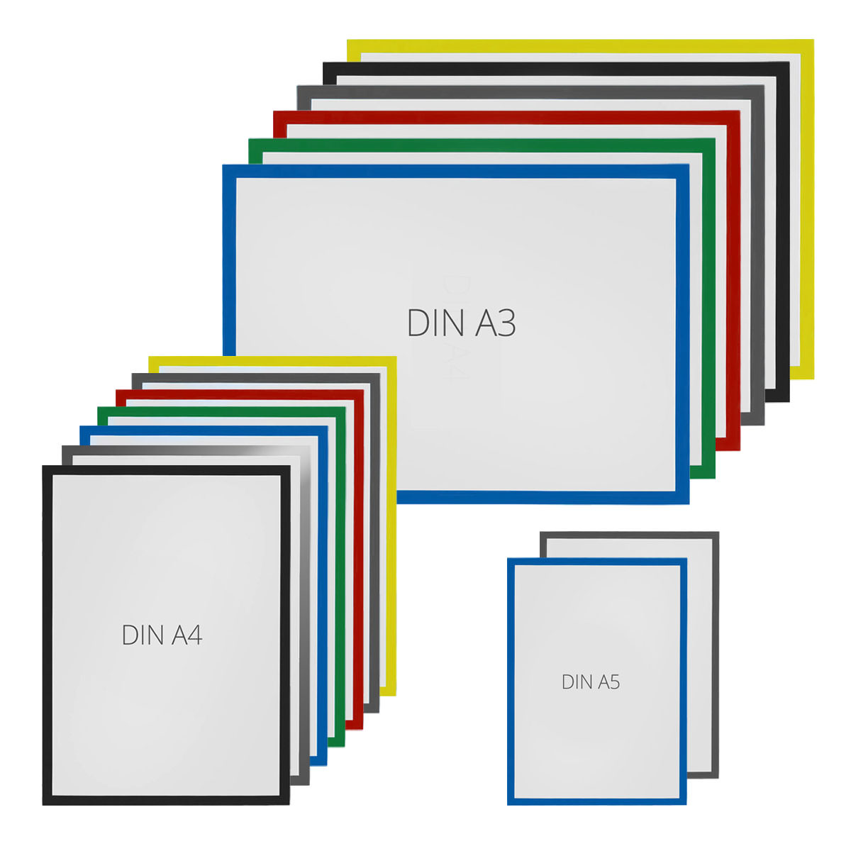 Magnetoplan magnetofix-Magnetrahmen, 5 Stück 