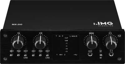 IMG STAGELINE MX-2IO USB-Recording-Interface (2-Kanal)