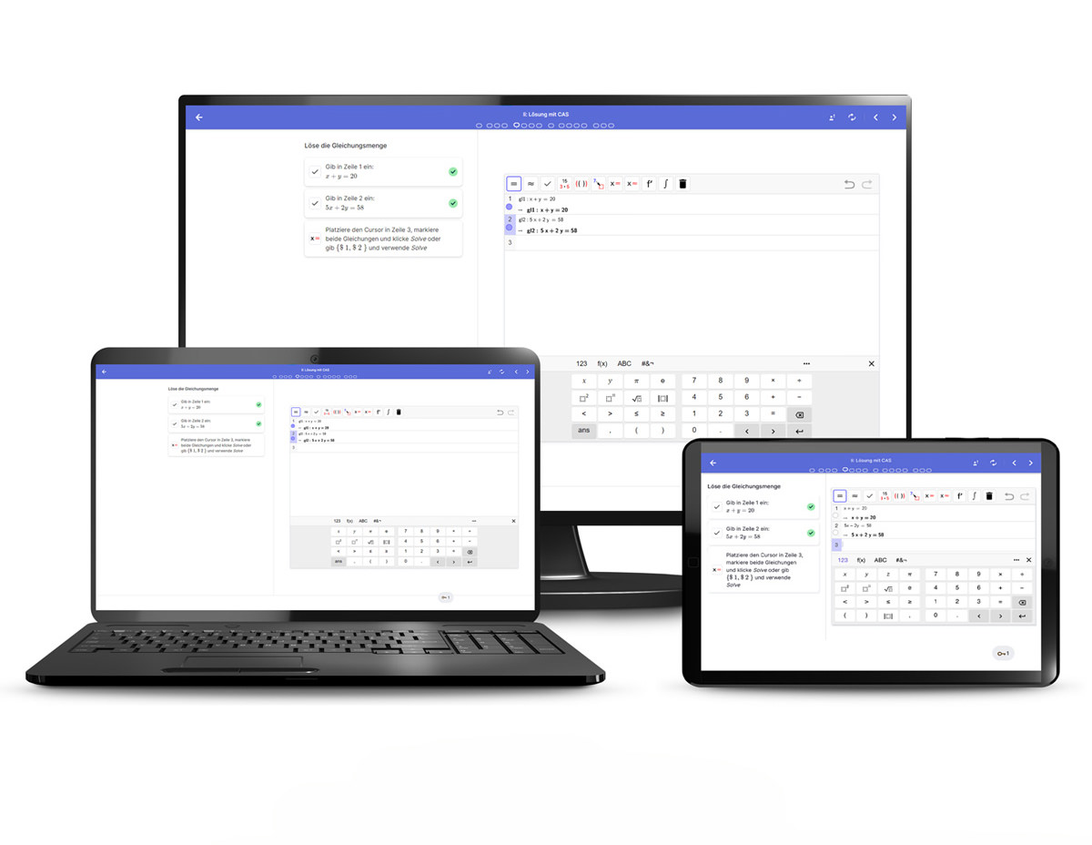 Casio ClassPad.learning - Browserbasierte Lern- und Übungssoftware 