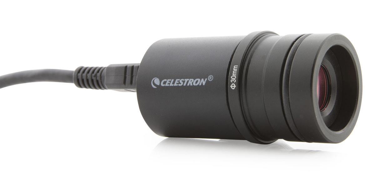 Celestron Digital Mikroskop Imager/kleine Digital- Kamera zum Aufstecken auf ein Mikroskopokular/USB